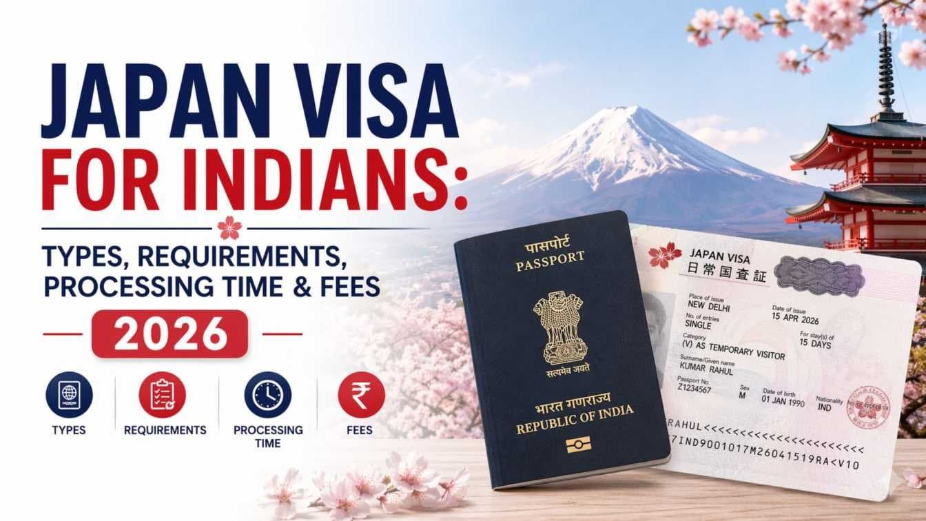 Japan Visa for Indians: Types, Requirements, Processing Time & Fees 2026