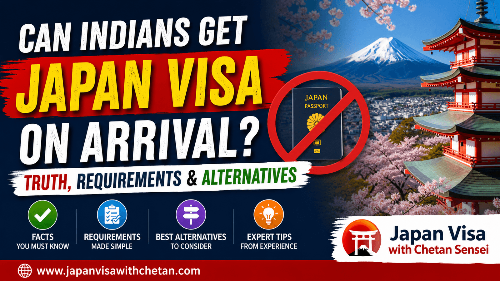 Can Indians Get Japan Visa on Arrival? Truth, Requirements & Alternatives
