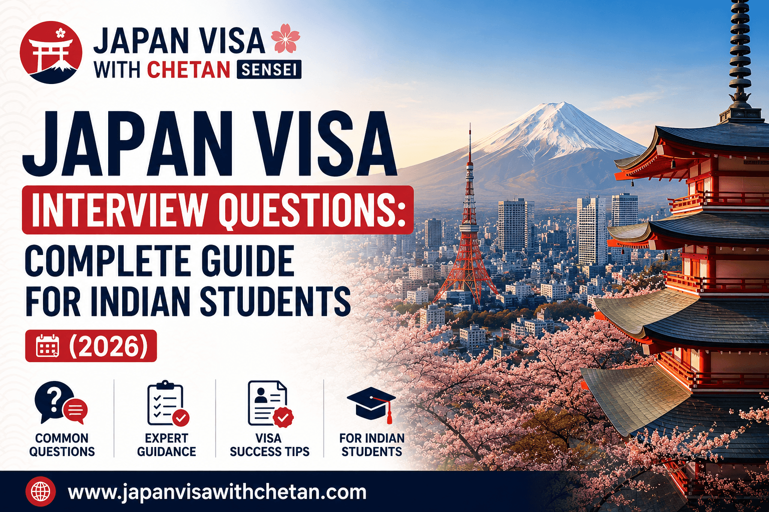 Japan Visa Interview Questions: Complete Guide for Indian Students 2026