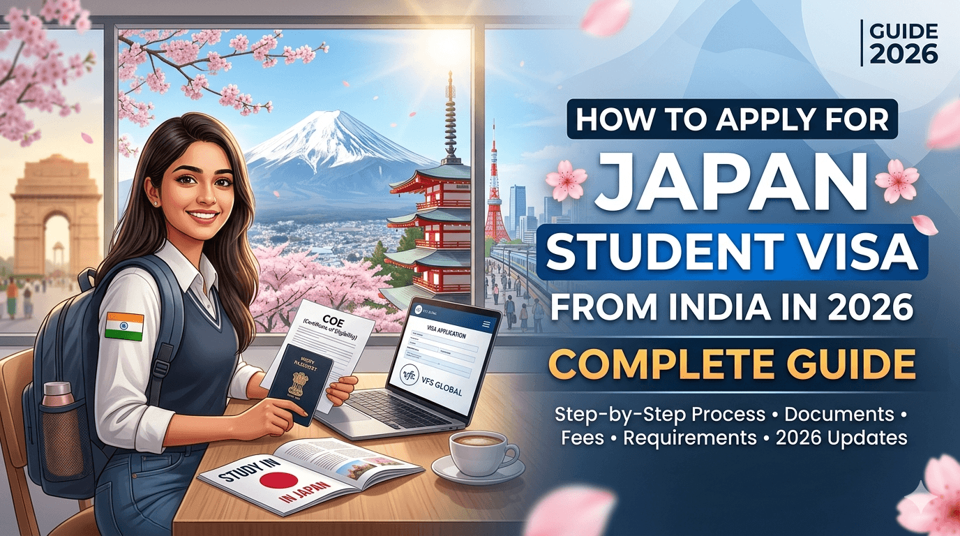 How to Apply for Japan Student Visa from India in 2026 – Complete Guide
