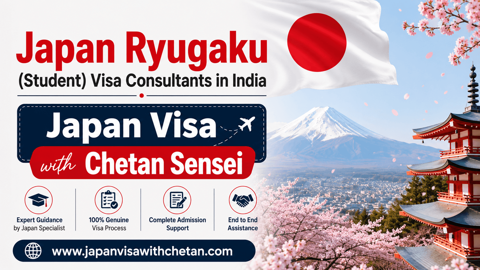 Japan Ryugaku (Student) Visa Consultants in India: Why Students Trust Japan Visa with Chetan Sensei