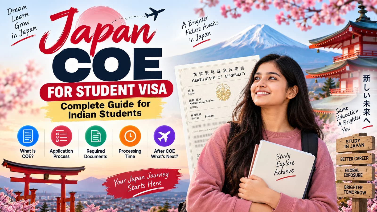 Japan COE for Student Visa: Complete Guide for Indian Students